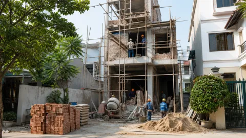 Thi công phần thô và hoàn thiện nhà ở trọn gói: kiểm soát chất lượng từ móng đến bàn giao