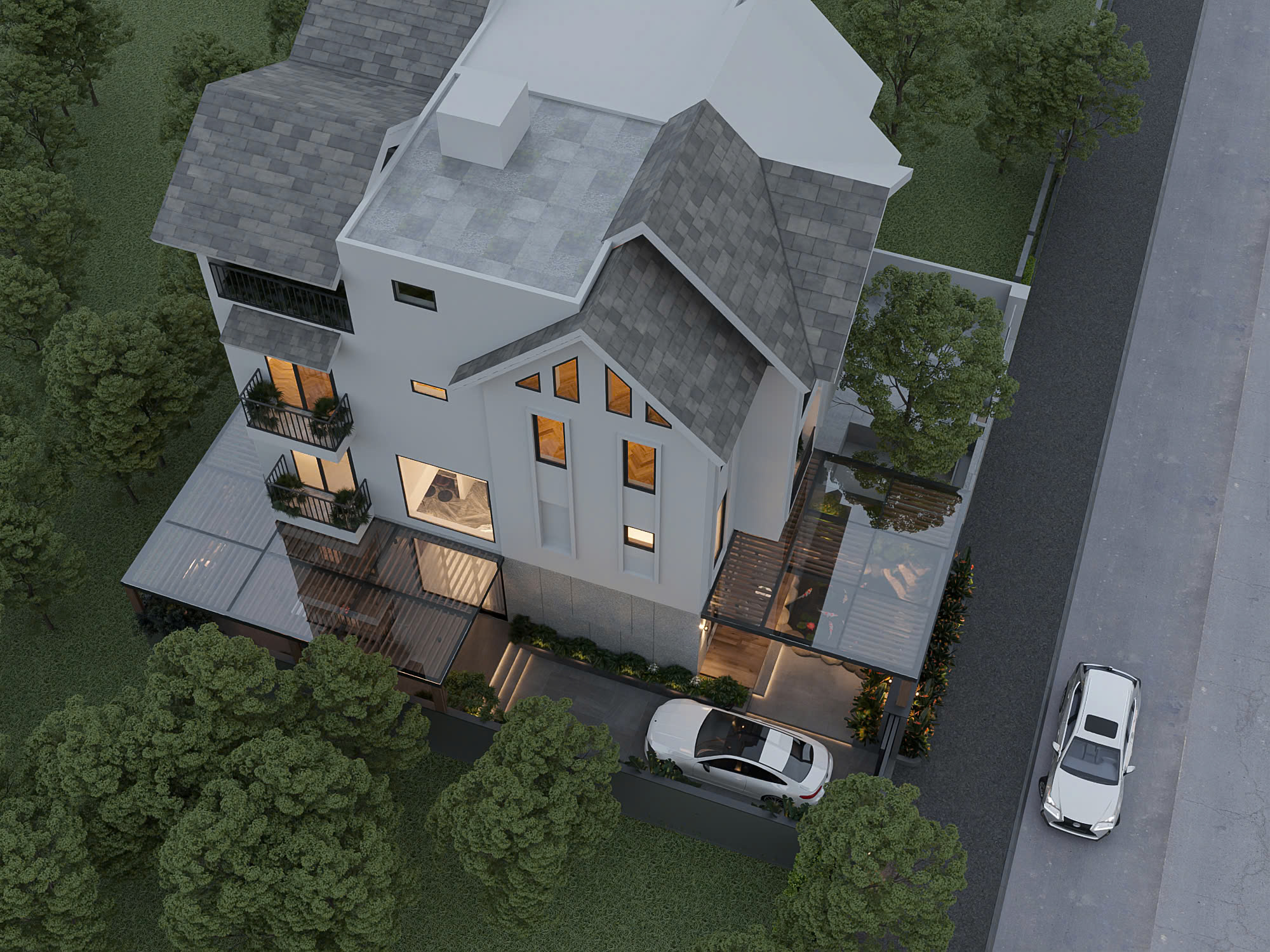 Thi công biệt thự