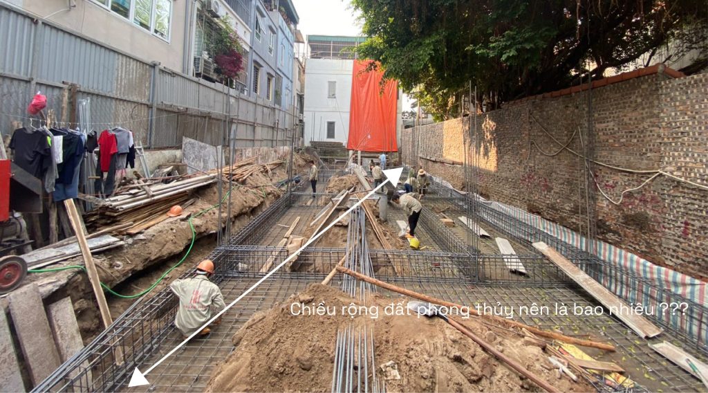 chiều rộng đất phong thủy