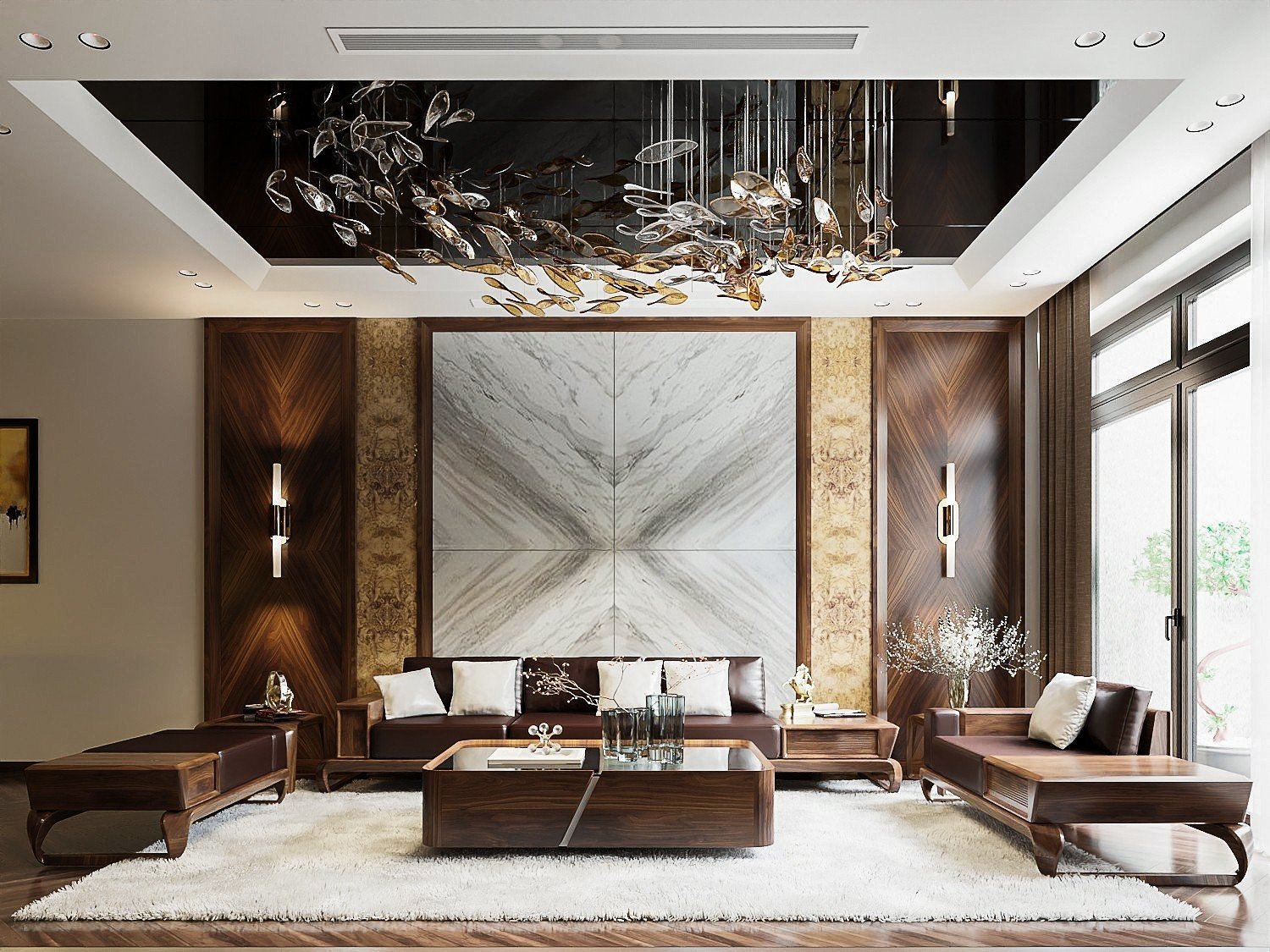 thiết kế phòng khách đẹp hiện đại