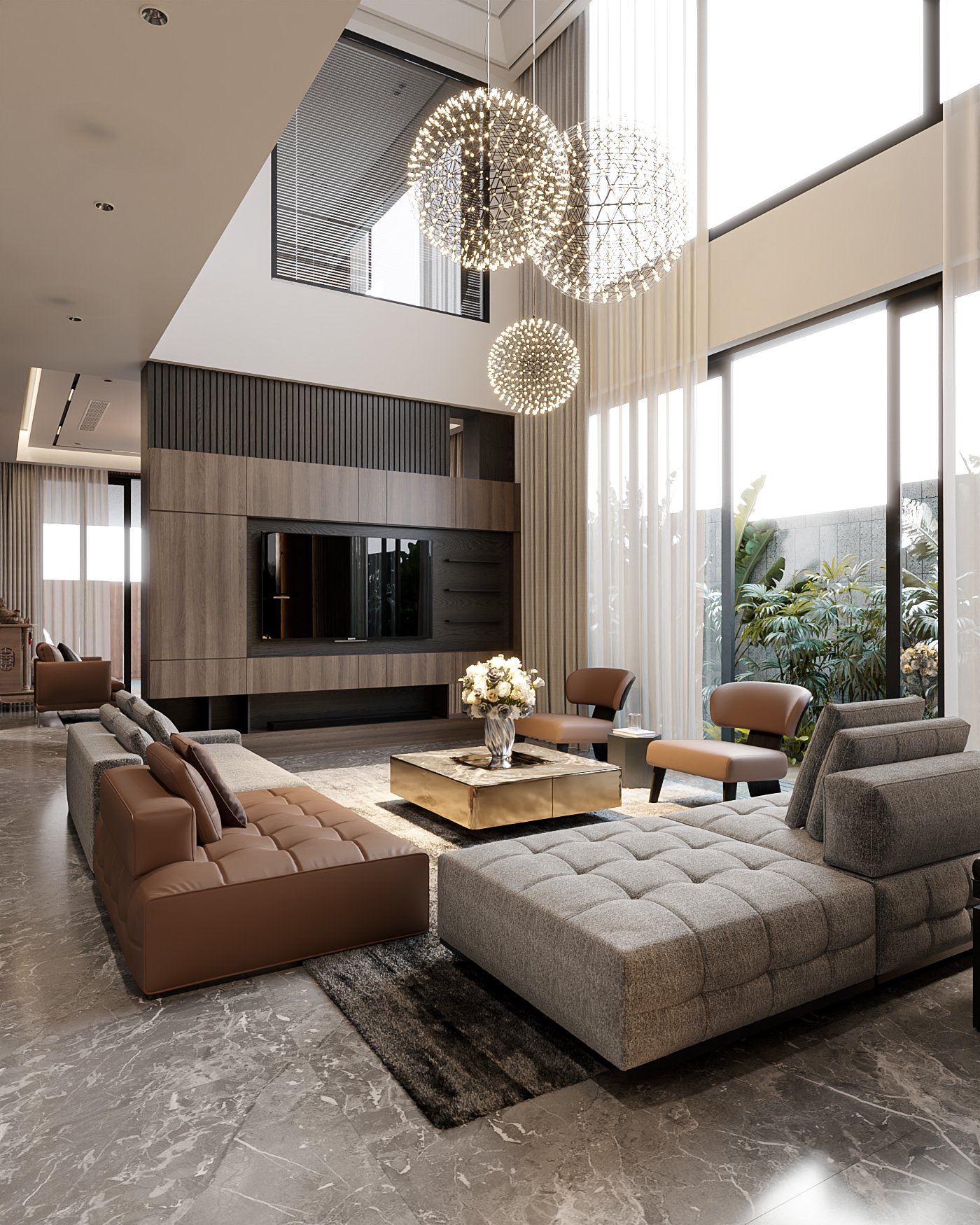 thiết kế phòng khách đẹp hiện đại