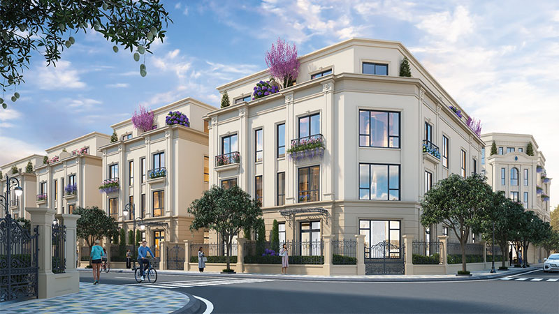 thiết kế shophouse phân khu tinh hoa vin cổ loa