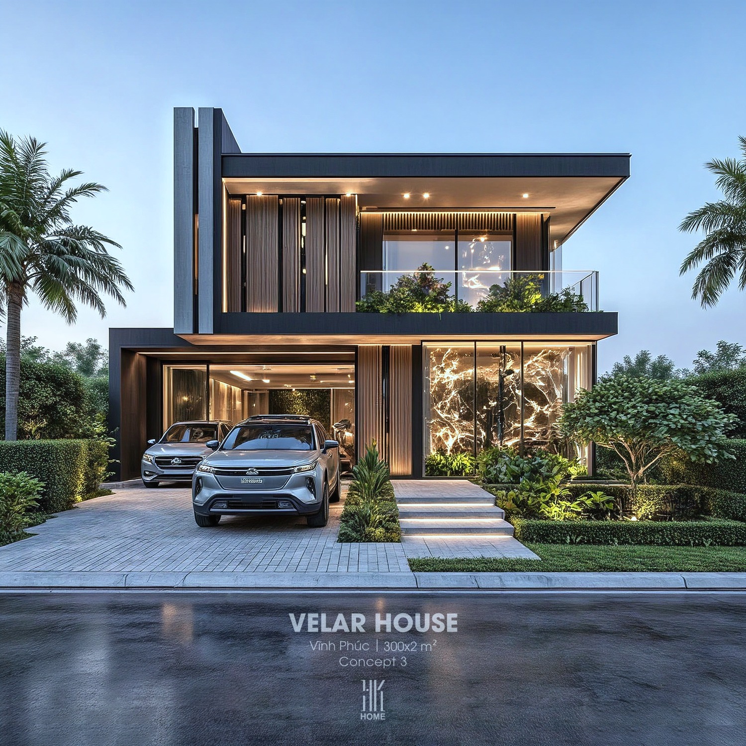 4 Concept Điển Hình Cho Villa 300m2 2 Tầng