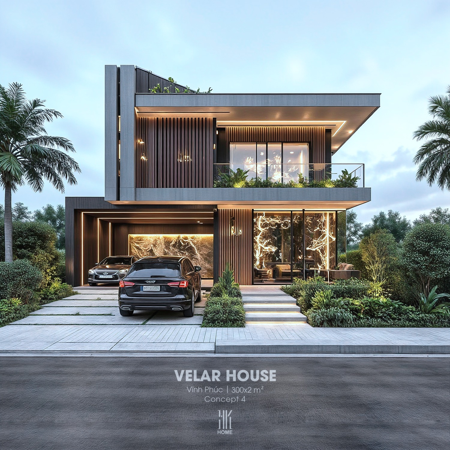 4 Concept Điển Hình Cho Villa 300m2 2 Tầng