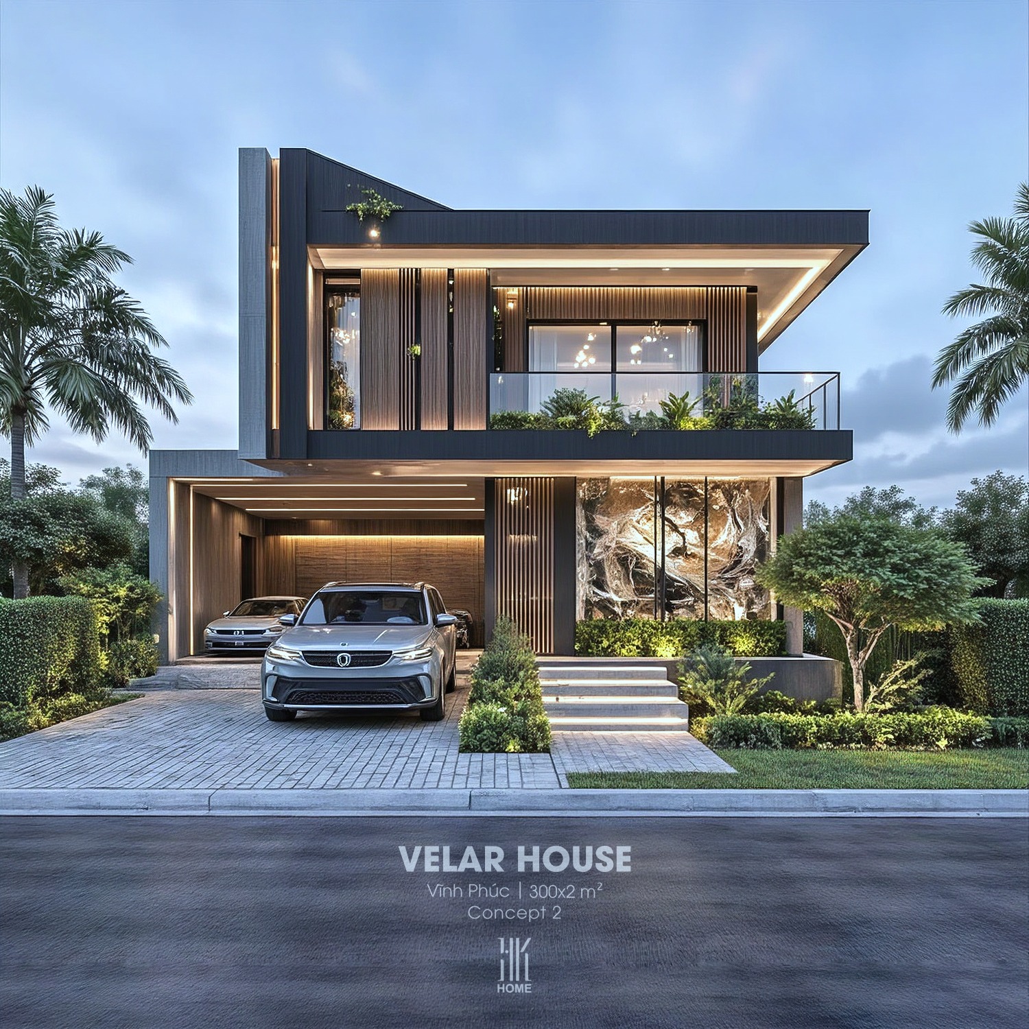 4 Concept Điển Hình Cho Villa 300m2 2 Tầng