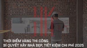 thời điểm vàng thi công